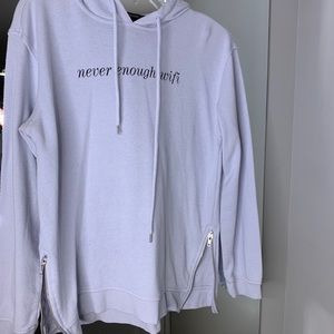 “Never Enough Wifi” long sleeved hoodie top